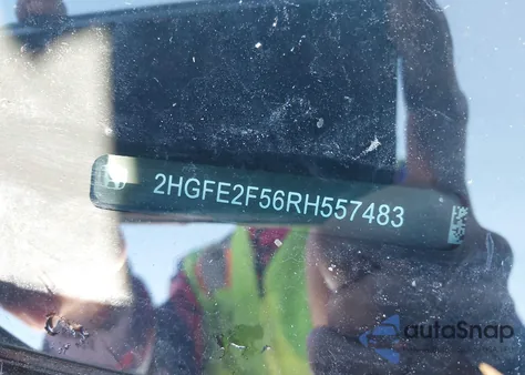 2024 Honda Civic Sport z USA, uszkodzony, nr VIN 2HGFE2F56RH557483